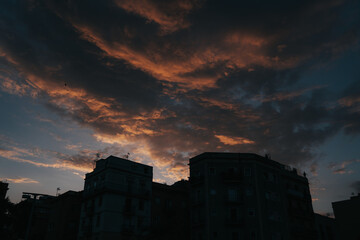 Naklejka premium sunset
