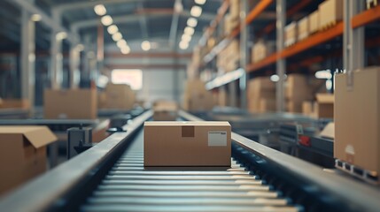 Manufacturing Conveyor Belt with Cardboard