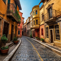 Obraz premium Street in the Old Town