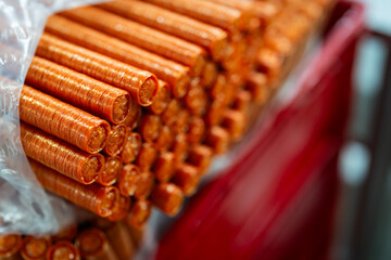 Polyamide casings - casings for sausages - production of cooked meats
