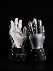 Medieval Knight King Armor Gauntlets Gloves Battle Medieval Crusades Protection