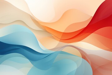 Abstract waves in soft colors create a fluid and dynamic visual experience.