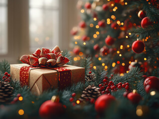 Geschenk unterm Weihnachtsbaum