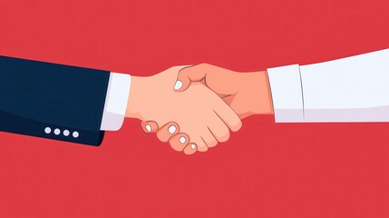 Teacher and Student Handshake Symbolizing Connection