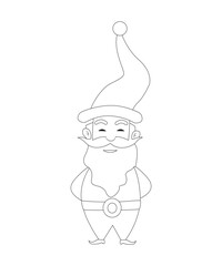 Christmas coloring page for kids
