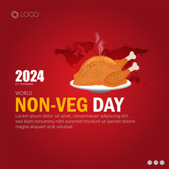 World Non-Veg Day is an informal celebration observed by non-vegetarians to enjoy and promote non-vegetarian food's diverse flavors and culinary traditions.
