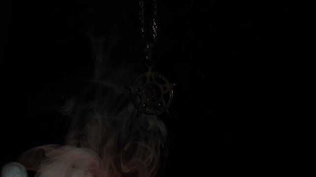 Symbol of Protection Pentagram on Hell Fire