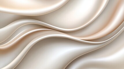 White and tan background with a wave pattern. The background is very smooth and the wave pattern is very soft