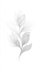 Minimalist Peony Petal Logo Design for Garden and Floral Business Generative AI