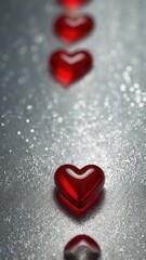 Fototapeta premium heart, love, valentine, wood, shape, symbol, decoration, romance, wooden, day, card, red, romantic, gift, texture, valentines day, vintage, holiday, hearts, celebration, concept, string, valentines, v