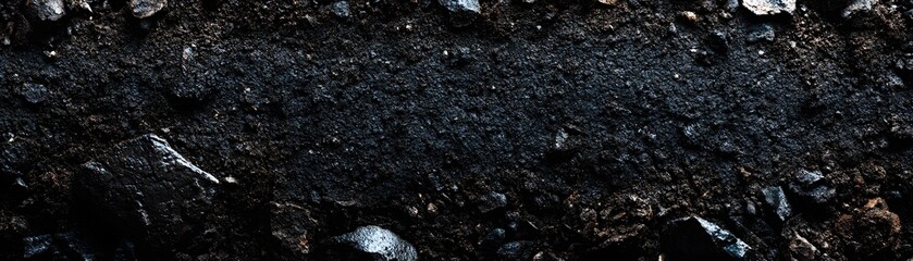 Fototapeta premium Dark and Rough Texture of Black Volcanic Rock
