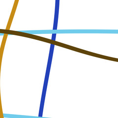 Abstract Colorful Lines Graphic Design