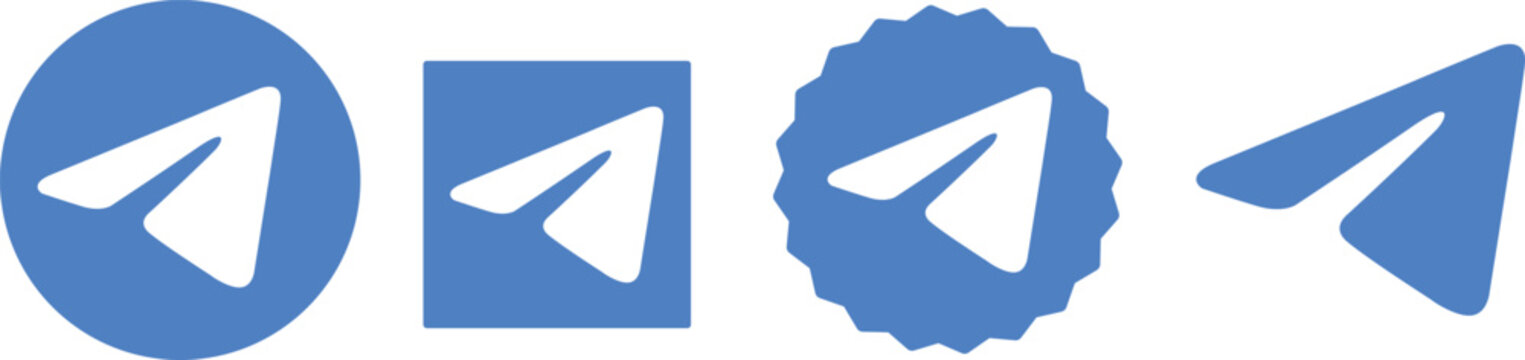telegram logo. telegram button. telegram icon. telegram vector editorial
