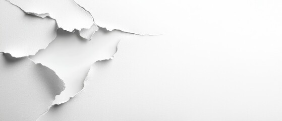 Obraz premium a white wall with a hole in it