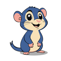 Smiling Mouse Illustration