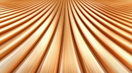 Obraz premium Golden abstract metallic lines creating a dynamic and futuristic curved design