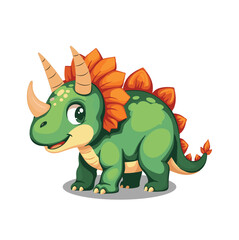 A Dinosaur Vector Illustration