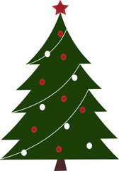 christmas tree illustration
