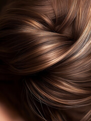 Fototapeta premium woman's hairstyle in detail