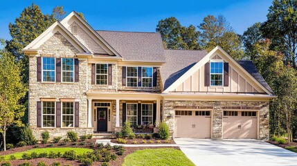 Charming Stone Facade Family Home in Sunny Suburb