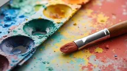 Obraz premium Brush and palette