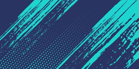 Minimal Abstract Blue Cyan Frame Grunge Sport Design In Dark Background modern grunge background