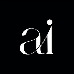 Letter Ai Logo icon design, Modern, Minimalist, Luxury Logo Design