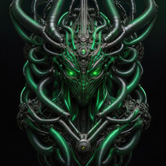 Fototapeta premium Bio Mech Alien Design