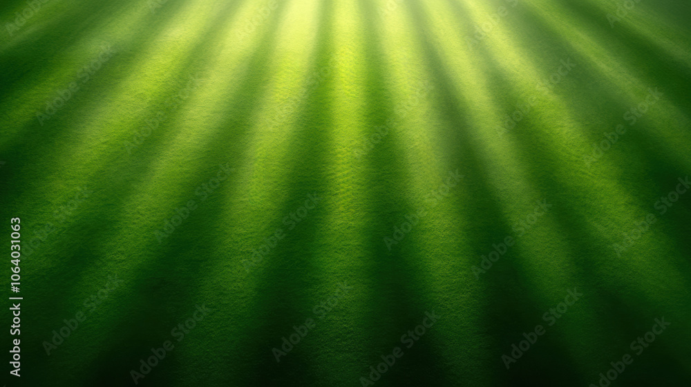 Poster sunlight filters through lush green leaves, creating a serene pattern of light and shadow, ai