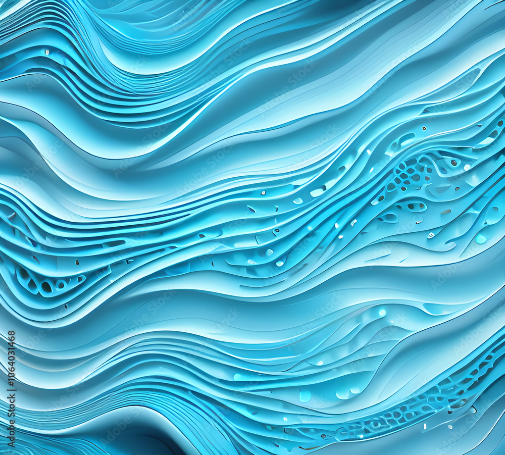 Aufkleber blue and colorful wavy dynamic motion graphics. light motion shape curve. wavy banner template. back