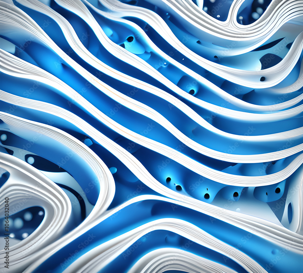 Poster blue and colorful wavy dynamic motion graphics. light motion shape curve. wavy banner template. back