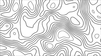 Topography vector background, banner. Imitation of a geographical map, contour lines. Modern design with topographic wavy pattern design.paper texture Imitation of a geographical map shades