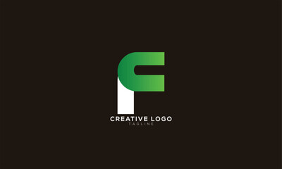FC CF Abstract initial monogram letter alphabet logo design