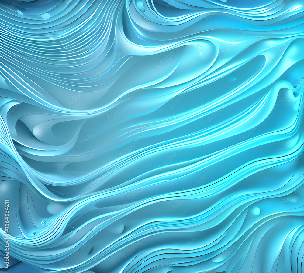 Aufkleber blue and colorful wavy dynamic motion graphics. light motion shape curve. wavy banner template. back