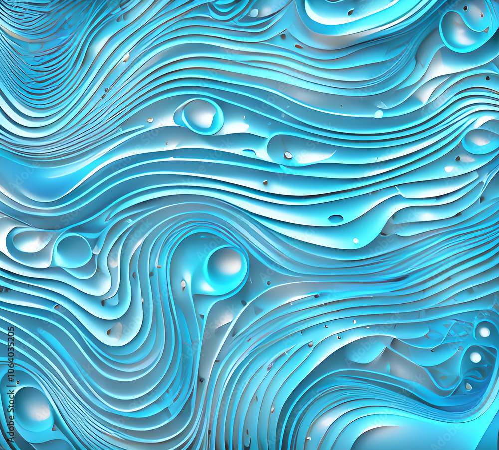 Aufkleber blue and colorful wavy dynamic motion graphics. light motion shape curve. wavy banner template. back