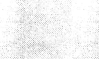 Subtle Urban Halftone Grunge Texture - Distressed Black Overlay on White Background, Mild Textured Effect (PNG)