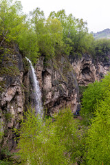 Honey waterfalls are a group of waterfalls on the Alikonovka and Echki-Bash rivers