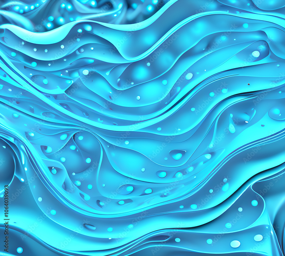 Aufkleber blue and colorful wavy dynamic motion graphics. light motion shape curve. wavy banner template. back