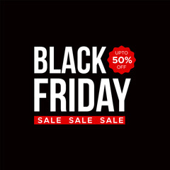 black friday typography sales banner on black background. Black Friday with sales tag graphic design. black friday creative logo design. black friday banner  post design with dark bacground