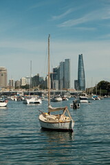 Boat in the Sydney Harbour 