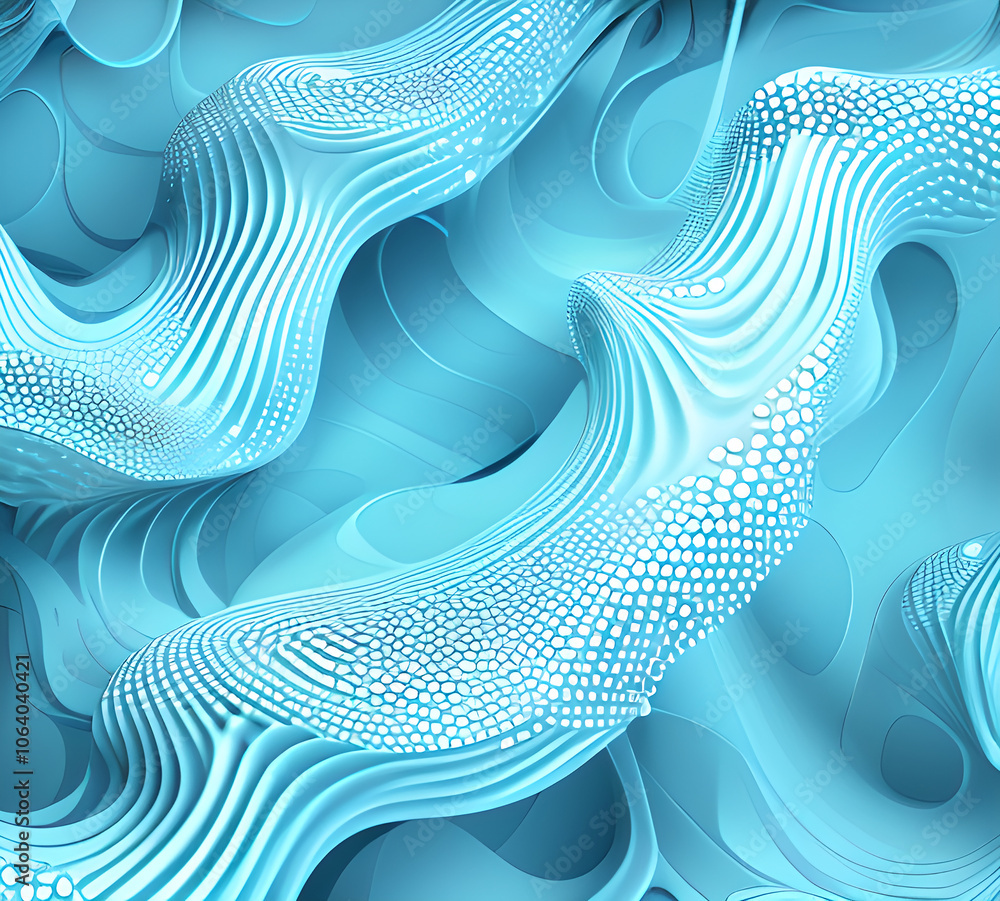 Aufkleber blue and colorful wavy dynamic motion graphics. light motion shape curve. wavy banner template. back