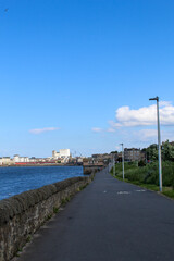 bike path along the sea