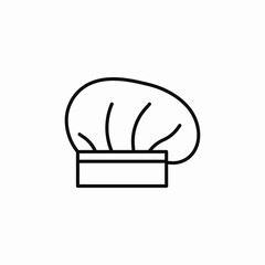 chief cook hat icon sign vector