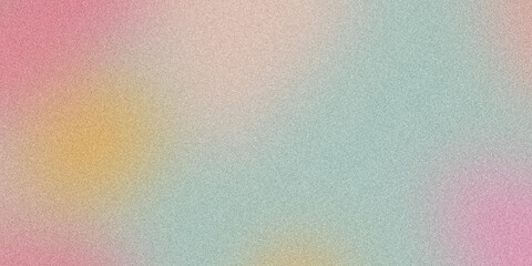 Colorful grainy gradient background blending pink, yellow, and blue hues