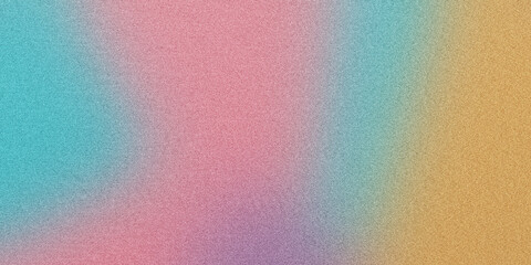 Gradient background showing pink, blue, purple and yellow colors creating a soft and grainy texture