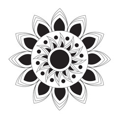 abstract flower design