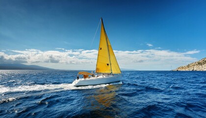Obraz premium sailboat on the sea