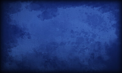 Obraz premium Fondo de degradado azul con manchas de pared