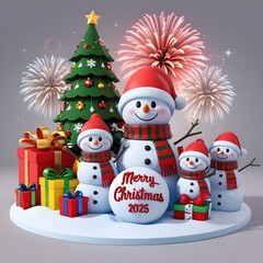 New Year 2025 Celebration.Mary Christmas