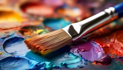 Obraz premium brushes and paints